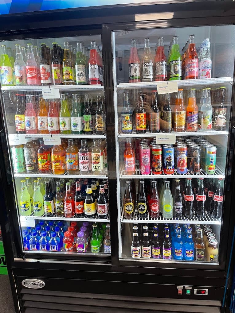 Numiru's exotic soda fridge — hover the dots to explore!